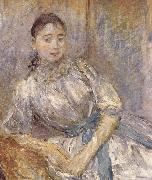 Berthe Morisot The girl on the bench china oil painting artist